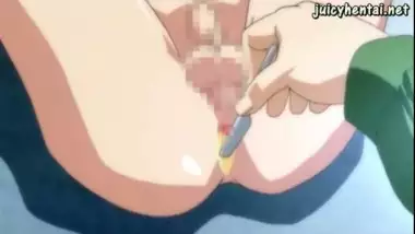 Anime shemale taking a cock in her asshole