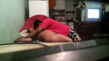 Humping cute girl in doggy position