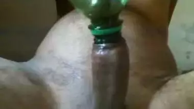 Soda Bottle In Cock