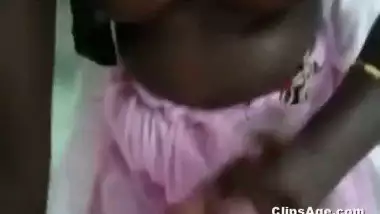 Local Indian Desi Tamil whore sucking dick of her customer until he cum inside her mouth