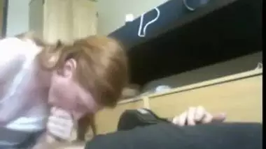 Teen Almost Chokes On Cum