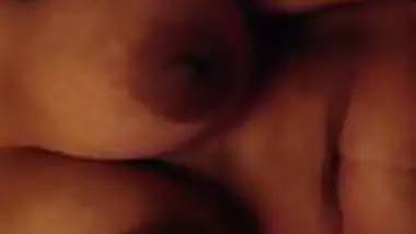 Big tits Indian Wife riding cock