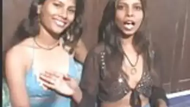 Horny Young Indian College Teen Performing Lesbian Action