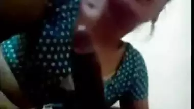 Horny mature indian slut sucks on hard cock