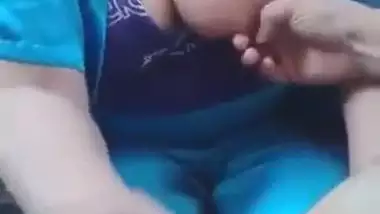 Nipple pinching video of a naughty teen