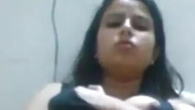 Indian Girl Self-Recording & Playing With Her Hairy Pussy