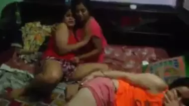 Sexy girls having erotic fun in the hostel