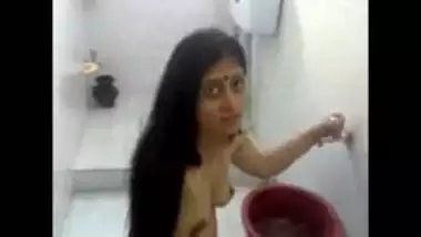 Desi Bhabhi Bathing Naked In Front Of Devar