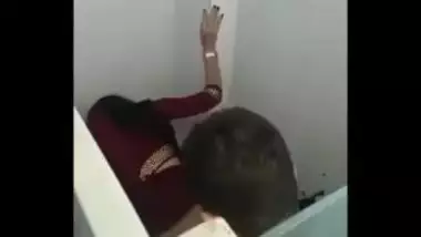 Indian Wife’s Ass Fucked In Toilet