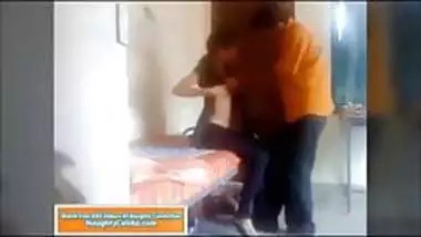 College Couple Having Sex In Hostel Room