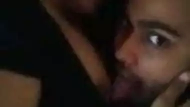 Indian couple kissing and licking pussy