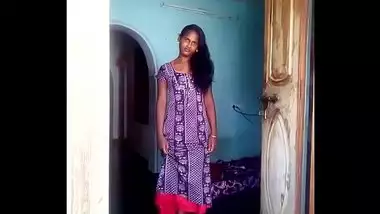 Indian Girl in Nighty