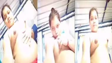 Chubby Bhabhi topless show selfie cam video