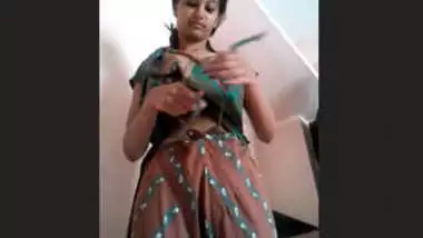 Cute girl wearing salwar after fucking session