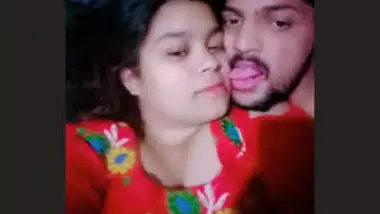 Super horny couple full liplock