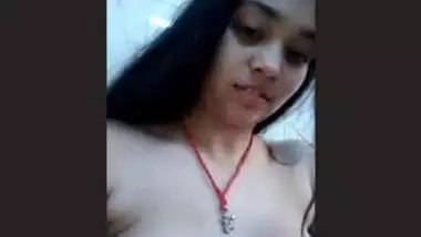 Cute Indian Girl Reocrd Fingering Selfie For Bf