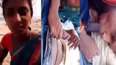 Desi cheating wife sucking dick of her bf in public