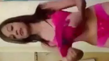 Lean sexy figure cute desi girl strip in hostel room