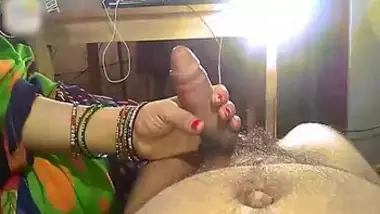 desi wife giving hot blowjob