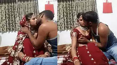 Suhagraat bhabhi smooch boob press