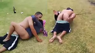 South African Couple Caught By Cops Fucking in the Park