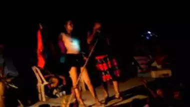 Hot Telugu Girls’ Naked Record Dance At Night