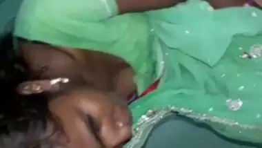 Desi village girl with lover in room