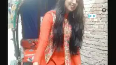 Beautiful Cute Girl Showing On Video Call