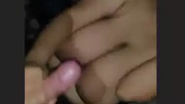 Booby girl blowjob and handjob