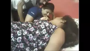 Threesome sex live with two desi cam girls