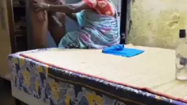 Indian maid handjob and cum