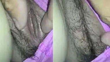 Guy films Desi girlfriend's sex snatch and spreads her XXX pussy lips