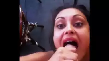 Priya Rai sucking D in a gym