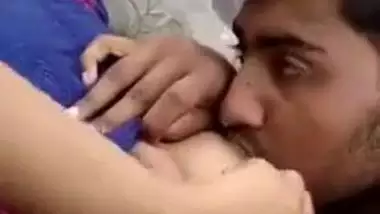 Youngster can't stop worshipping juicy Desi tits in the porn video