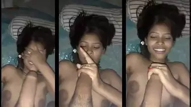 Indian beauty lies under BF and worships his massive XXX meatstick