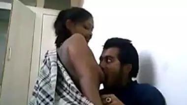 Desi lover sucking gf boobs