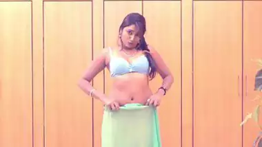 Ravishing Indian actress Swathi Naidu with pigtail dresses on camera