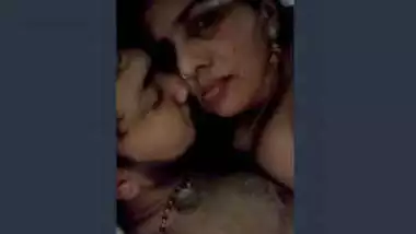 Sexy Desi Bhabhi Kissing and Ridding Hubby Dick