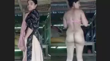 Beautiful Desi Village Bhabi Showing 2 Clips Merged