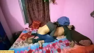 Hot Indian cheating wife having sex with secret friend ! Husband not home today!