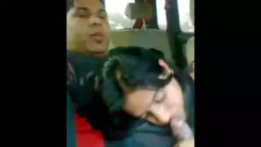 desi college girl blowjob in car