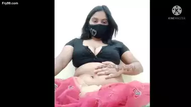 Indian newly married bhabhi has sexy video call with husband