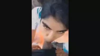 Cute Desi Girl Outdoor Bj