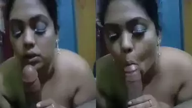 Bengali slut Bhabhi giving sensual blowjob to hairy guy