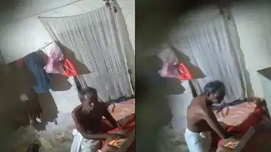 Old man having sex with maid caught on cam