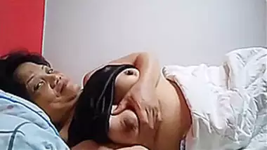 Mature Indian Wife Fondles Big Boobs And Fingers Pussy