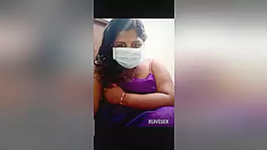 Telangana Telgu Married Aunty Show His Nature Boobs