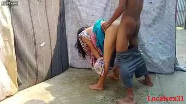 Pink Saree Beautiful Bengali Bhabi Sex In A Holi