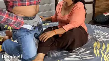 Lucky Desi boy enjoys unplanned first XXX affair with chubby stepmom