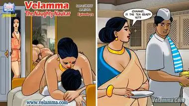 Hawt South Indian aunty sex with servant Velamma Ep 72